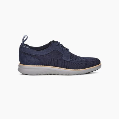 UGG Union Derby HyperWeave Navy Sneakers for Men (VXPO45132)